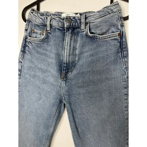 & Other stories slim jeans size 25 high rise raw hem - Picture 2 of 8